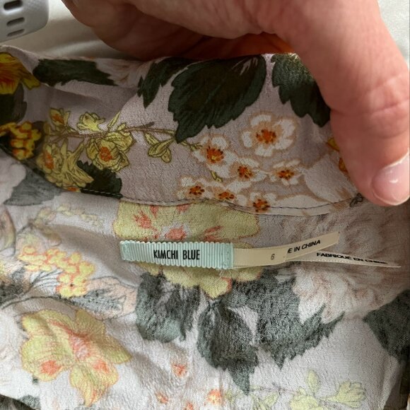 Kimchi Blue Romper - Yellow Floral - Picture 7 of 8